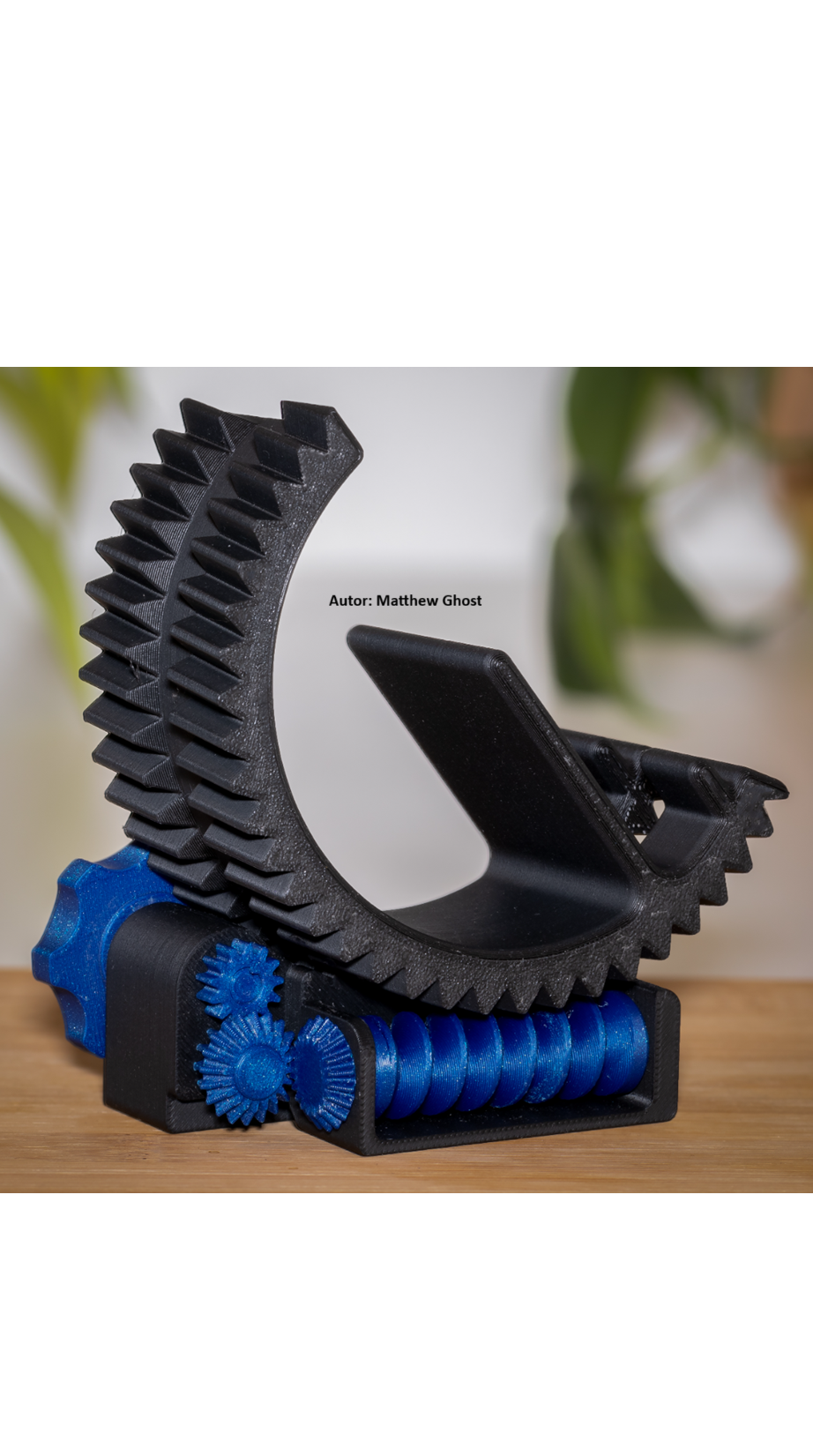 Soporte ergonómico inclinable – diseño en impresión 3D